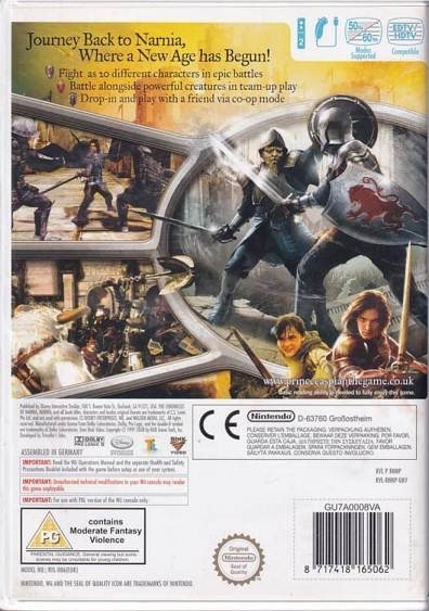 The Chronicles of Narnia Prince Caspian - Nintendo Wii (B Grade) (Genbrug)